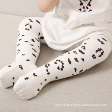 Collants en coton imprimé léopard pour enfants (TA608)